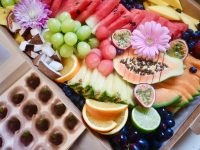 large fruit platters